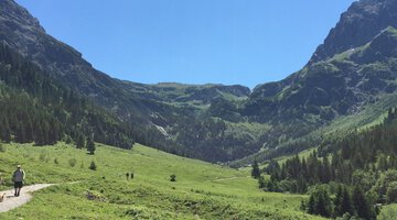 Bergpanorama mit Elfer und Kleinem Widderstein