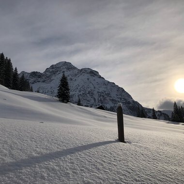 Winterwandern: Winterwanderweg Bärgunttal