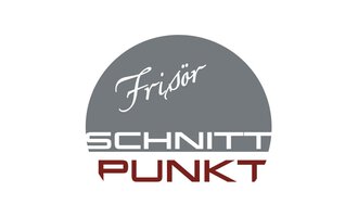 A minimalist logo for a hair salon called "Schnitt Punkt". It features the lettering in an elegant and modern font. | © Frisör Schnittpunkt | Ingrid Frick Logo