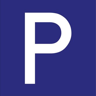 Ein einfaches, modernes Logo mit einem großen weißen "P" auf einem tiefblauen Hintergrund. Das Design ist klar und unauffällig. | © Logo