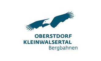 A logo featuring a stylized eagle in flight. Below it reads "Oberstdorf Kleinwalsertal Bergbahnen". | © OBERSTDORF · KLEINWALSERTAL BERGBAHNEN